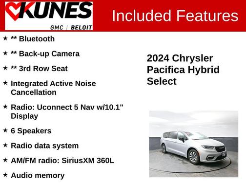 Silver Mist Clearcoat 2024 Chrysler Pacifica Hybrid Select