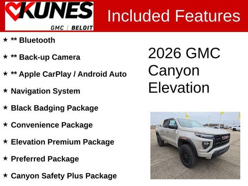 2026 GMC Canyon Elevation