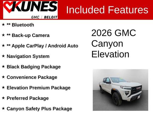 2026 GMC Canyon Elevation