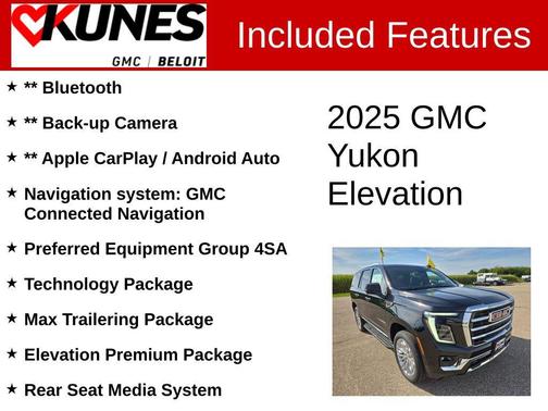 2025 GMC Yukon 2WD Elevation