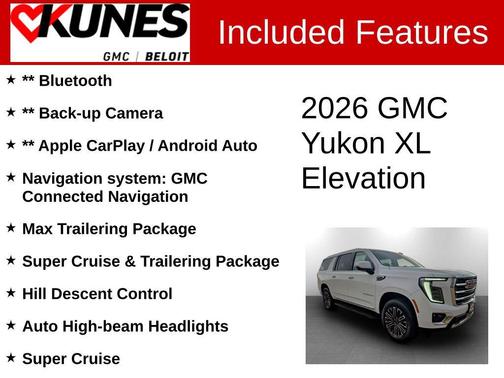 2026 GMC Yukon XL 4WD Elevation
