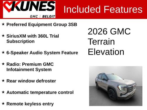 Riverstone Metallic 2026 GMC Terrain AWD Elevation
