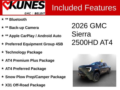2026 GMC Sierra 2500 AT4