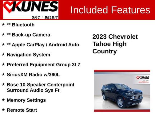 2023 Chevrolet Tahoe 4WD High Country