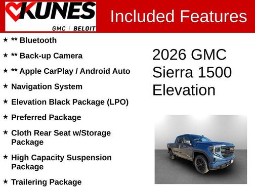 2026 GMC Sierra 1500 Elevation