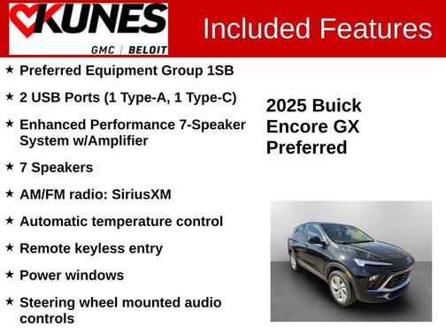 Ebony Twilight Metallic 2025 Buick Encore GX Preferred