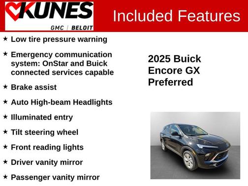 Ebony Twilight Metallic 2025 Buick Encore GX Preferred