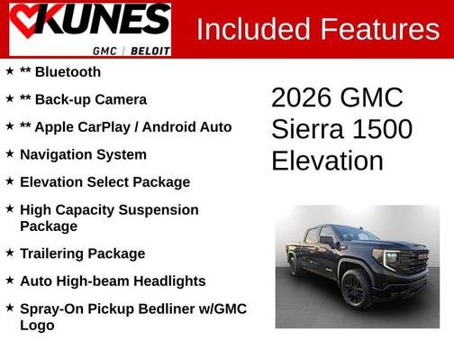 2026 GMC Sierra 1500 Elevation