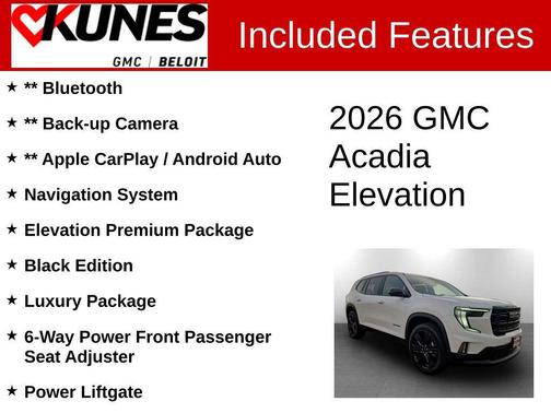 2026 GMC Acadia Elevation AWD