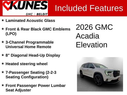 2026 GMC Acadia Elevation AWD