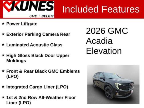 2026 GMC Acadia Elevation AWD