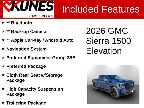 2026 GMC Sierra 1500 Elevation