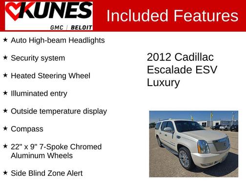 2012 Cadillac Escalade ESV Luxury