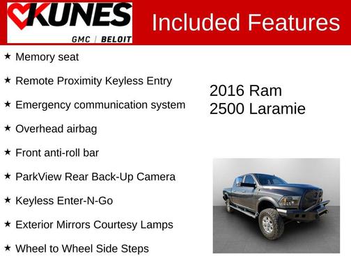 2016 RAM 2500 Laramie