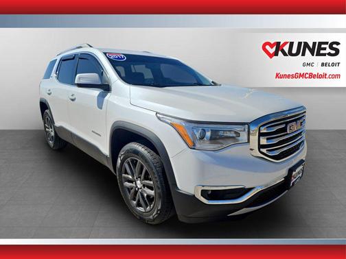 White Frost Tricoat 2017 GMC Acadia SLT-1