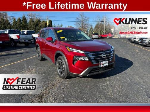 Scarlet Ember Tintcoat 2025 Nissan Rogue SV