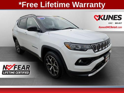 Bright White Clearcoat 2025 Jeep Compass Limited