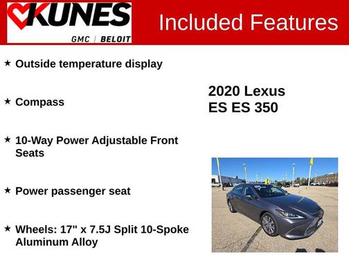 2020 Lexus ES 350 Base