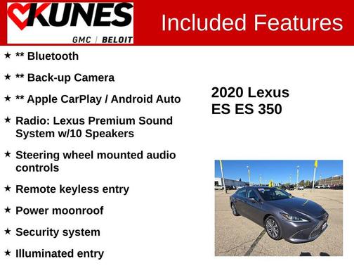 2020 Lexus ES 350 Base