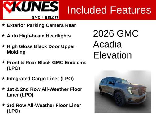 2026 GMC Acadia Elevation FWD