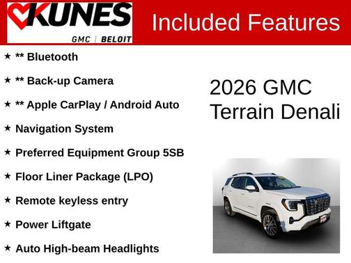2026 GMC Terrain Denali