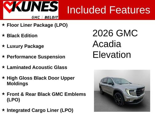 2026 GMC Acadia Elevation AWD