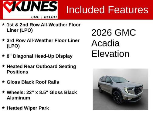 2026 GMC Acadia Elevation AWD