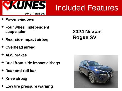Deep Ocean Blue Pearl 2024 Nissan Rogue SV