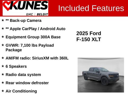 Gray 2025 Ford F-150 XLT