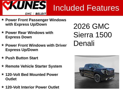 Onyx Black 2026 GMC Sierra 1500 Denali