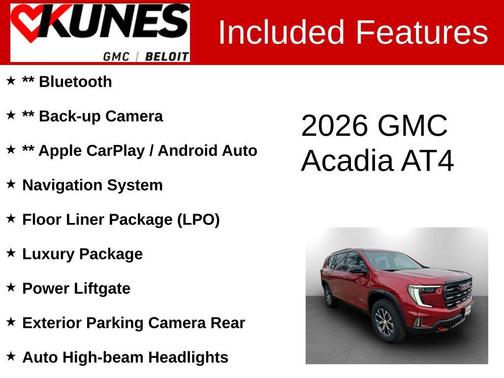 2026 GMC Acadia AT4 AWD