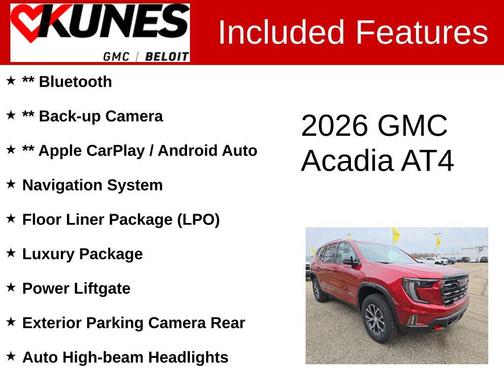 2026 GMC Acadia AT4 AWD