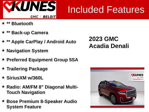 2023 GMC Acadia Denali