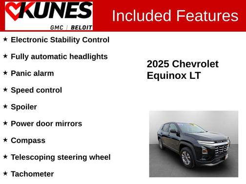 Mosaic Black Metallic 2025 Chevrolet Equinox 1LT