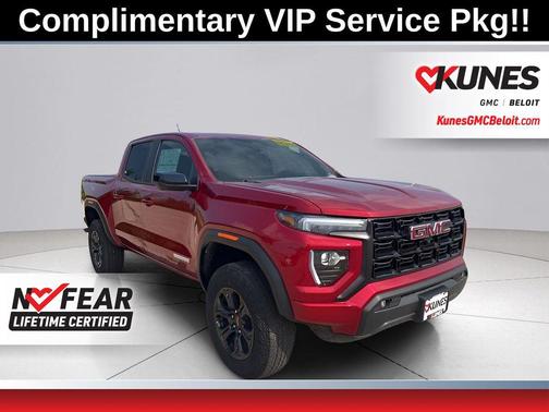 Volcanic Red Tintcoat 2025 GMC Canyon Elevation