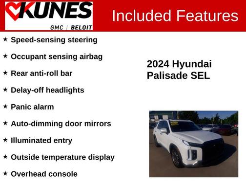 Hyper White 2024 Hyundai PALISADE SEL