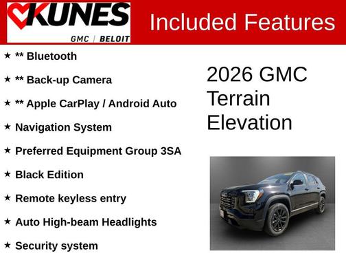 2026 GMC Terrain FWD Elevation