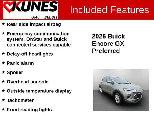 Moonstone Gray Metallic 2025 Buick Encore GX Preferred