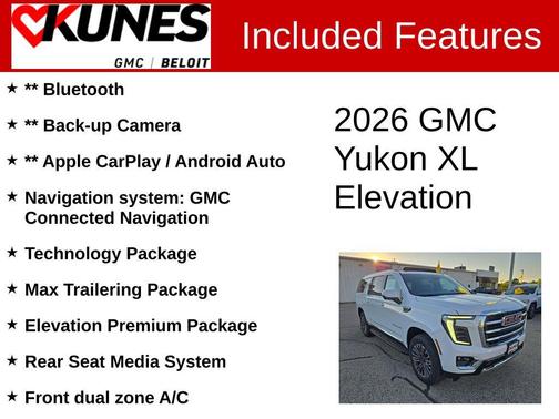 2026 GMC Yukon XL 4WD Elevation