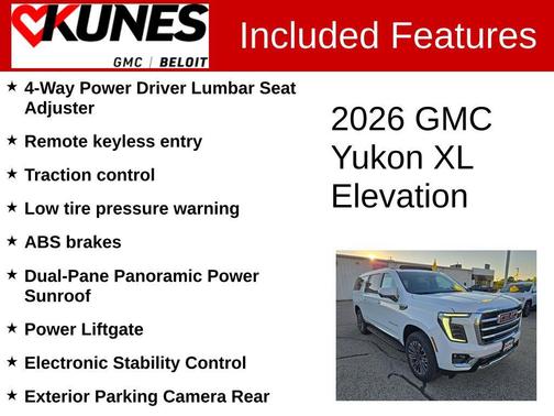 2026 GMC Yukon XL 4WD Elevation