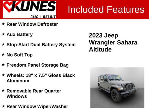 Sting-Gray Clearcoat 2023 Jeep Wrangler 4-Door Sahara Altitude 4x4