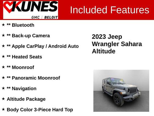 2023 Jeep Wrangler 4-Door Sahara Altitude 4x4