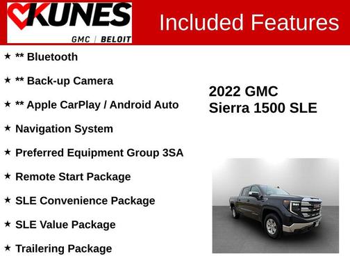 2022 GMC Sierra 1500 SLE