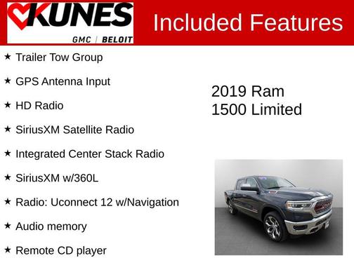 Maximum Steel Metallic Clearcoat 2019 RAM 1500 Limited
