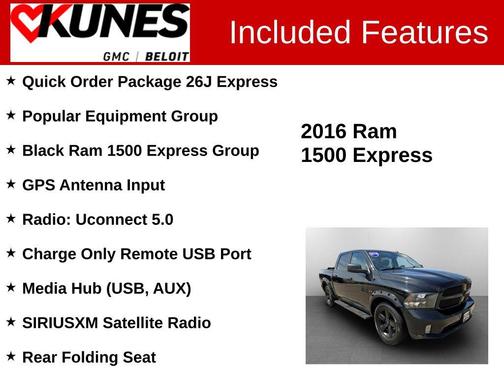 Brilliant Black Crystal Pearlcoat 2016 RAM 1500 Tradesman/Express
