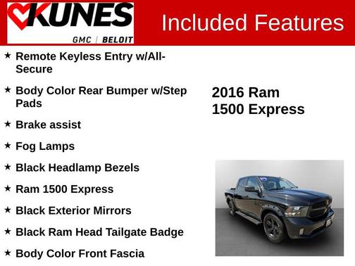 Brilliant Black Crystal Pearlcoat 2016 RAM 1500 Tradesman/Express