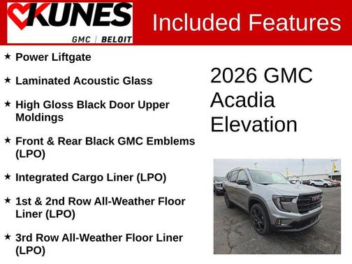 2026 GMC Acadia Elevation AWD