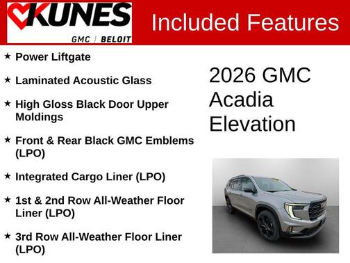 2026 GMC Acadia Elevation AWD