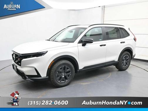 Platinum White Pearl 2026 Honda CR-V Hybrid TrailSport AWD