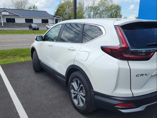 Platinum White Pearl 2021 Honda CR-V AWD EX-L
